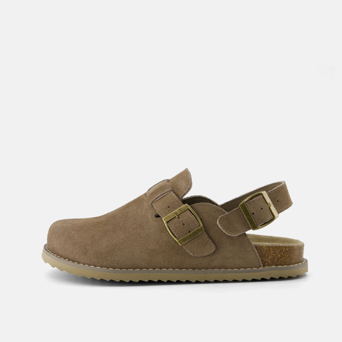 Brooklyn Suede Slingback Clogs